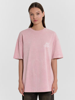 Футболка женская Mark Formelle пыльный розовый с обработкой эйсид из хлопка