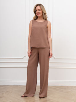 Блузка (топ) Сибелла-5 из вискозы со льном - Виотекс фото 55