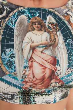 TRENDYOLMILLA Etnik Desenli Halter Yaka Bikini Ustu TBESS22BU0354  фото 3