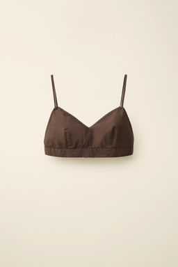 TOP POPEL?N CREATED BY CARAMEL LONDON X ZARA / Chocolate