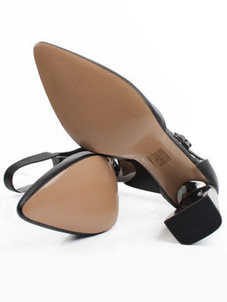 06-XLP1335-1 BLACK Туфли женские (натуральная кожа)