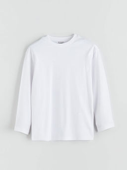 Bisiklet Yaka Basic Uzun Kollu Erkek ?ocuk Ti??rt