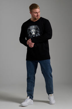 8546 Футболка с длинным рукавом мужская