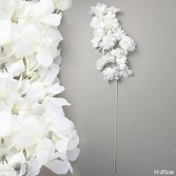 Цветок искусственный 85 см 76 бутонов / GT41-34-W /уп 10/100/500/белый