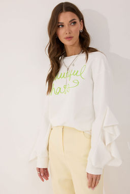 Джемпер LYUSHe 4061 молоко фото 6