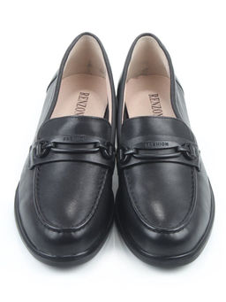 06-DEB33-1 BLACK Туфли женские (натуральная кожа)