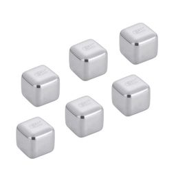 51008 GIPFEL Набор из 6 стальных кубиков 26x26х26мм для охлаждения напитков в вельветовом чехлом. Материал: нерж.сталь 18/10