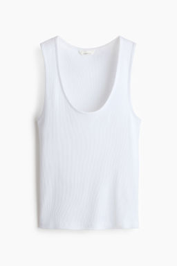 Camiseta sin mangas en canal? de mezcla de seda - H&m фото 2