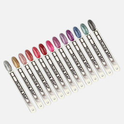 Гель лак для ногтей, светоотражающий, трехфазный, 8 мл, LED/UV, красный (022)