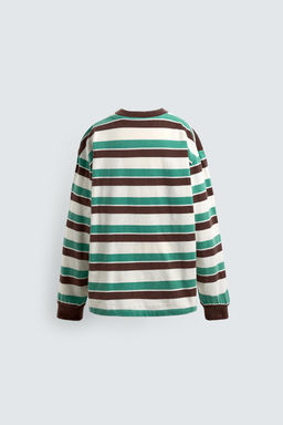 7-14 YEARS / STRIPED T-SHIRT WITH HARRY LAMBERT FOR ZARA X DISNEY PATCH