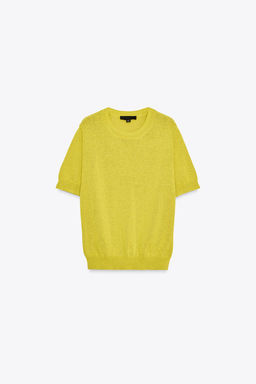 PLAIN RUSTIC KNIT TOP - Zara фото 10