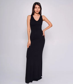 Платье #БШ3009, чёрный