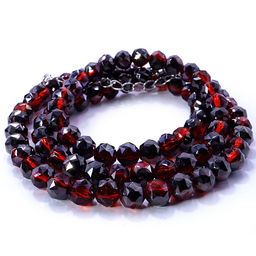 Бусы хрусталь, алмазная огранка Вечерние 6мм