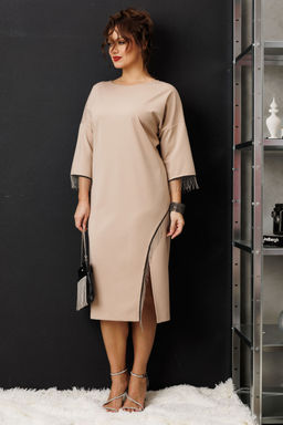 Платье Anastasia 1308 кофе  фото 2