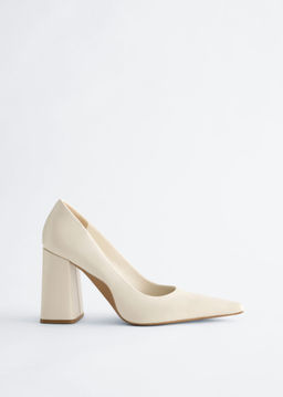 Zapatos de ante de tac?n ancho