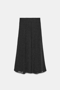 ZW COLLECTION POLKA DOT LONG SKIRT - Zara фото 3