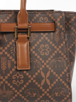 LACCOMA сумка АС859-Россия-шоколад эко кожа