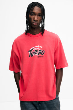 Camiseta con efecto lavado Loose Fit - H&m фото 3