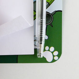 Цена за 2 шт. Подарочный набор, блокнот 9?10.4 см и мини ручка С 23 февраля. Кот - Artfox фото 7