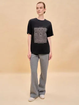 PELICAN, футболка женская, Черный  фото 5