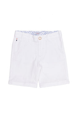 Белые тканые шорты для мальчика Неожиданная скидка в корзине