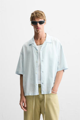 FADED TEXTURED SHIRT - Zara фото 2