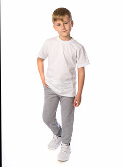 Брюки детские серый меланж