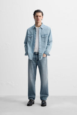 STRAIGHT-LEG JEANS - Zara фото 14