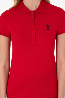Kad_n K_rm_z_ Basic Polo Yaka Ti__rt Sepette S_rpriz _ndirim - U.s. polo assn фото 6