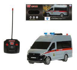 Технопарк. Машина р/у "Газель NEXT Росгвардия" 21,5 см, свет, сер, кор. арт.GAZELNEXT-21RCL-RG-GY