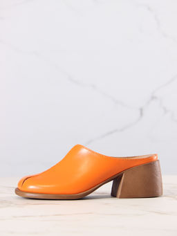 Сабо 5200.23663br.Оранжевый+коричневый