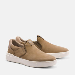 Полукеды Timberland Seneca Bay Slip-On бежевые  фото 4