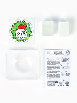 Мыло своими руками Новогодний венок, набор для творчества