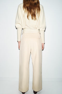 CORDUROY EFFECT STRAIGHT-LEG TROUSERS - Zara фото 6