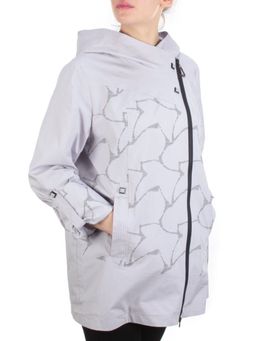 F809 LIGHT GRAY Ветровка женская CO-COCOPINE (85% хлопок, 15% полиэстер)
