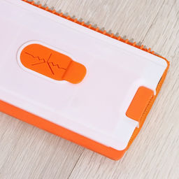 Швабра с отжимом, водосгоном и щёткой Raccoon, 2 насадки из микрофибры 50?11 см, стальная ручка 141 см фото 29