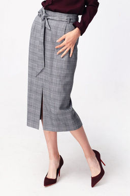 Юбка-карандаш с поясом