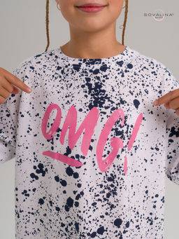 Платье Teen бум синий OMG - Sovalina фото 4