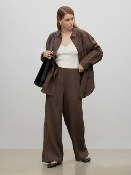 Брюки широкого кроя