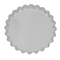 Цена за 3 шт. Форма для выпечки, d=26 см, жесть, серебристая