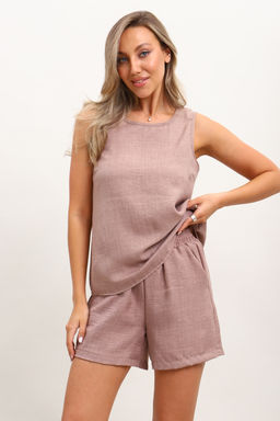 Костюм с шортами КЖ-001 Лен