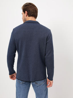 Кардиган мужской GREG G136-KF-жаккард (деним590/345)  фото 4