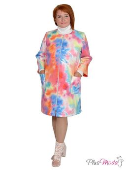 Плащ Модель №1013 размеры 44-84 - Plusmoda фото 2