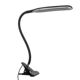 Светильник настольный на прищепке «Офисный черный» 24LED USB 11×7.5×60.5 см