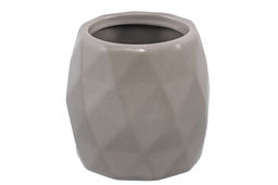 Банка д/хранения 550 мл 10,5*10,5*10,5 см Серая+ бамбук. крышка с силик. упл. - Elan gallery фото 5