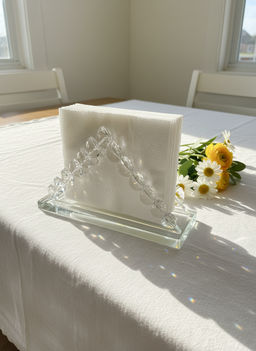 Салфетница капли стеклянная OLS-6797-21