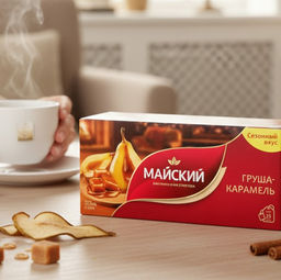 Чай Майский Груша-карамель 25п