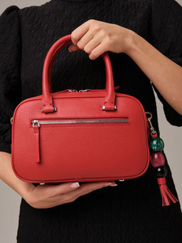 Кожаная сумка Hawaii DBR 31216 красный  фото 3