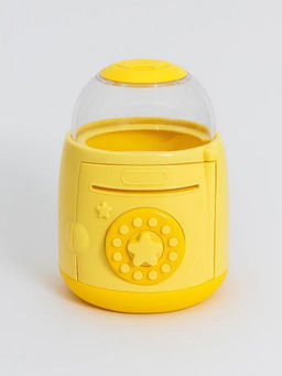 Копилка-сейф "Star bank", yellow (13x11 см)