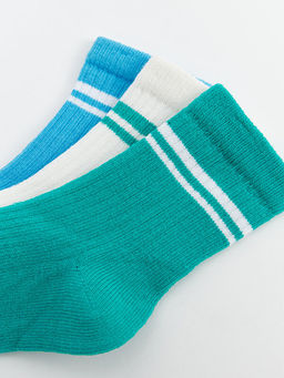 ?izgili Erkek Bebek Soket ?orap 3l? - Waikiki фото 3